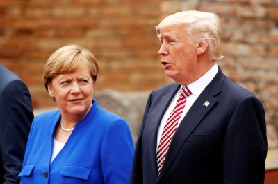 Trump und Merkel